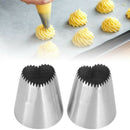 1PC Heart-shape Stainless Steel DIY Ice Piping Pastry Nozzles Cake Making ToF Hn