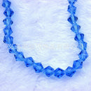DIY 4mm 1000Pcs Faceted bicone Crystal Glass Beads for Bracelets with Conta B7O6