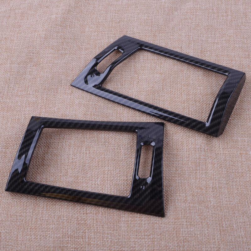 2X Carbon Fiber Style Side Air Vent Cover Trim fit for BMW X3 X4 F25 F26 2017 Hf