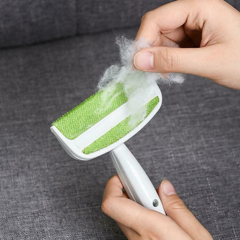 Pet Dog Fur Hair Lint Remover Clean Brush Wizard Double-Head Clothes Sofa Dust-