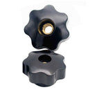 3Pcs M6 Hand Adjusting Nut /Bakelite Star Type Plastic Head Handle Nuts Woo