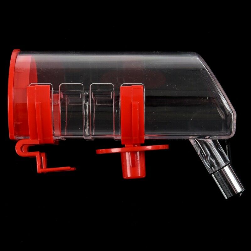 Pet Dog Puppy Drinking Kit Hanging Water Fountain Bottle Red for 350ml