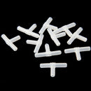 10X Plastic Tee's / "T" 3-Way Aquarium Air Pump Line Tubing Joints Connectors TO