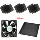 10Pcs 120mm PVC PC Fan Dust Filter Dustproof Case Computer Cooler Cover Me_