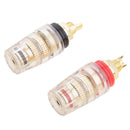 4mm Banana Plug, 2-Pack Pure Copper Binding Post for Amplifier Speaker Terminal