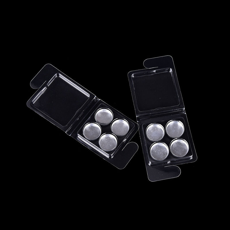 10 Set Empty Eyeshadow Palette Grade Plastic Pans DIY With 15mm Aluminium C T Kw