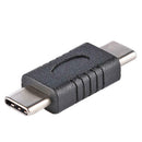 USB-C Male to Male Adapter Portable Mini USB 3.1 Type C Converter for Smartphone
