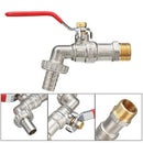 Outside Garden Tap Faucet Easy Quarter Turn Off/ On 1/2 Inch Lever Home GardP4G5