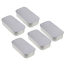 5Pcs Slide Top Tin Box Cake Home Small Storage Meakup  Organizer