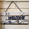 " Welcome" Wooden Sign Beach Ocean Nautical Seaside Theme Bar Shop Decor