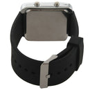 Unisex Silicone Sport Watch Red LED Digital Binary Wrist Sport Item Color:b I5G5