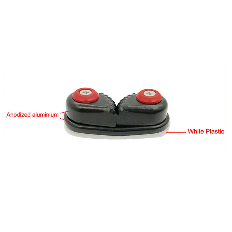 2x Boat Cam Cleat Aluminium Alloy For Marine Sailing