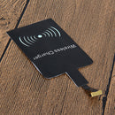 Black Qi Wireless Charger Pad Charging Receiver +  USB Cable