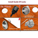 Toilet Bathroom Door Lock for RV Caravan Motorhome Windows Cabinet Drawer Y