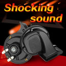 12V Car Universal Air Horn Waterproof Snail Air Horn High and Low Voltage H O1W5