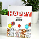 Happy Letters Metal Die Cuts For DIY Scrapbooking Photo Album Decor Crafts JR
