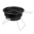 Mini Portable Round Camping Bbq Barbecue Grill Stand Stove Outdoor Camping  E6L4