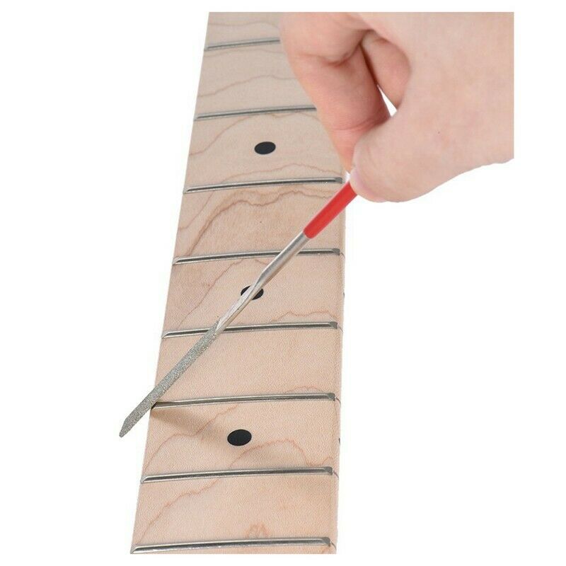 1 Set Guitar Fret Nut Saddle Slot Pickguard Grinding File Group Set Luthier
