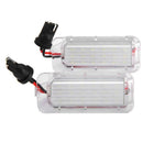 2pc 12V 18LED Rear Number License Plate Lights For Ford Fiesta Focus Kuga Mondeo