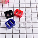 2x Precision Cosmetic Pencil Sharpener for Eyebrow Lip Liner Eyeliner 2Hole  3C