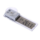 Auto Car 2 in 1 Digital LCD Clock Thermometer with Suction Cup