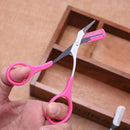 makeup eyebrow trimmer combs eyelash hair remover scissors grooming tool beautJR