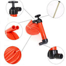 Portable Manual Car Siphon Pump Fuel Gas Transfer Oil Liquid Hand Air Pum PTN