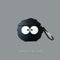 Fashion Coal Protective Case Silicone Cover Shockproof Shell for Airpods Pro