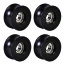 4Pcs 0840UU 8mm Groove Guide Pulley Sealed Rail Ball Bearing 8x40x20.7mm B Ew