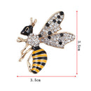 Fashion Rhinestone Enamel Bee Insect Brooch Pin Scarf Corsage Jewelry Gift