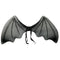 Kid Child Glitter Black Bat   Halloween Angel Fancy Dress Accessory
