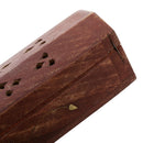 Wooden Hollow Out Incense Burner Holder Censer Holder Box Spirituality Relax