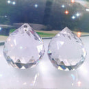 Chandelier Ball Drop Crystal Glass Lamp Pendant Loose Spacer Bead Clear LIAU