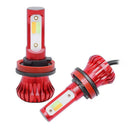 2pcs Car Motorcycle 3000K 6000K 8000K 4200LM COB LED Fog Lamp Tail Light Bulbs