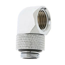4 Pieces Metal Right Angle Rotary Adapter Fitting, Water Cooling G1/4'' Threads