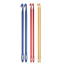 6Pcs 2.75/4/6mm Crochet Hook Aluminum Tunisian/Afghan Knitting Needles DIY