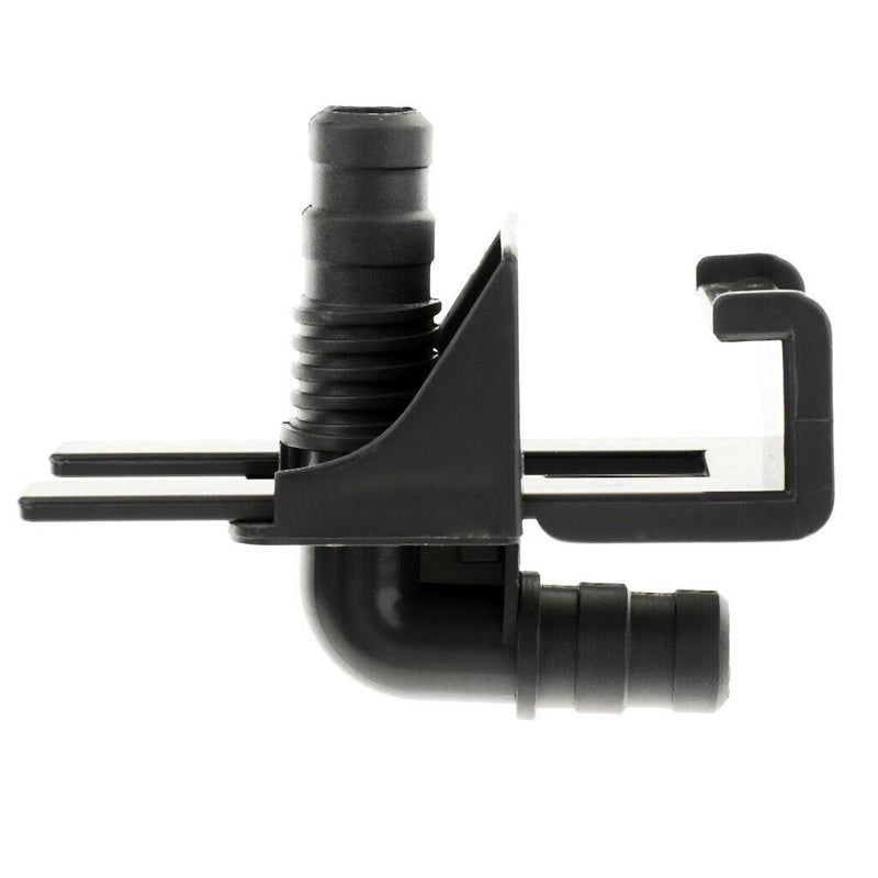 2 Pack Black Aquarium Pipe Clip Clamp, Fish Tank Hose Holder