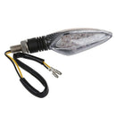 2pcs 12V Carbon Motorcycle Motorbike LED Turn Signal Indicator Light Yellow