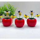 2PCS Dancing Solar Powered 3 Bumble Bee For Home Ornaments Gifts