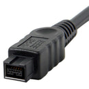10Cm 1394 6Pin Female To 1394B 9Pin Male Firewire 400 To 800 Cable Black