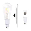5pcs Gu10 to E14 Adapter Base Lamp Holder Socket Converter Heat Resistant
