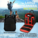 Waterproof DSLR Camera Backpack Shoulder Bag Travel Case For Canon Nikon Sony bs