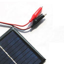 1W 5.5V Solar Cell Epoxy Polycrystalline Solar Panel+Clip For Charging 3.7V S5I6