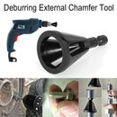 New Stainless Steel Deburring External Chamfer Cutting Chuck Burr Drill Bit Tool