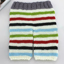 Knitted Soft Baby Boy Girl Photography Clothing Hit Color Striped Pants+Hat