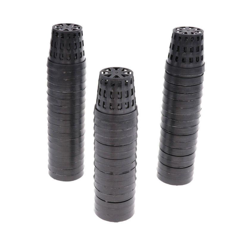 100pcs Reusable Durable Aquatic Plant Basket Water Grass Cultivate Cups M