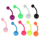 9 Pieces Multicolored Stainless Steel Navel Piercing Belly Rings Earrings Woman