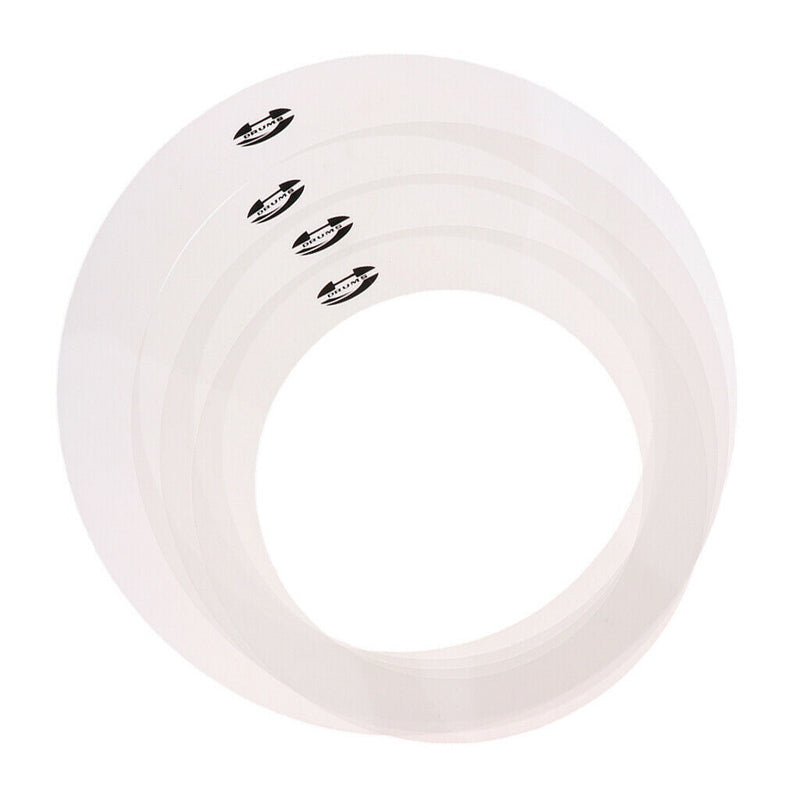 4 Pieces Drum Dampening Rings Eliminate Overtone 10 12 14 16 Percussion