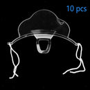 10x Mouth Shield Cooking Restaurant Waiter Protective Shield Reusable Covers