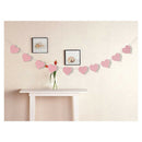 Heart Garland Banner Wedding Party Home Decoration (Pink)